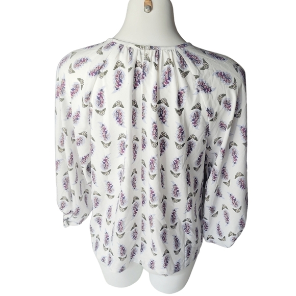 Loft Floral Blouse Small - Picture 5 of 5